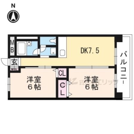 ７７７ハイツの物件間取画像